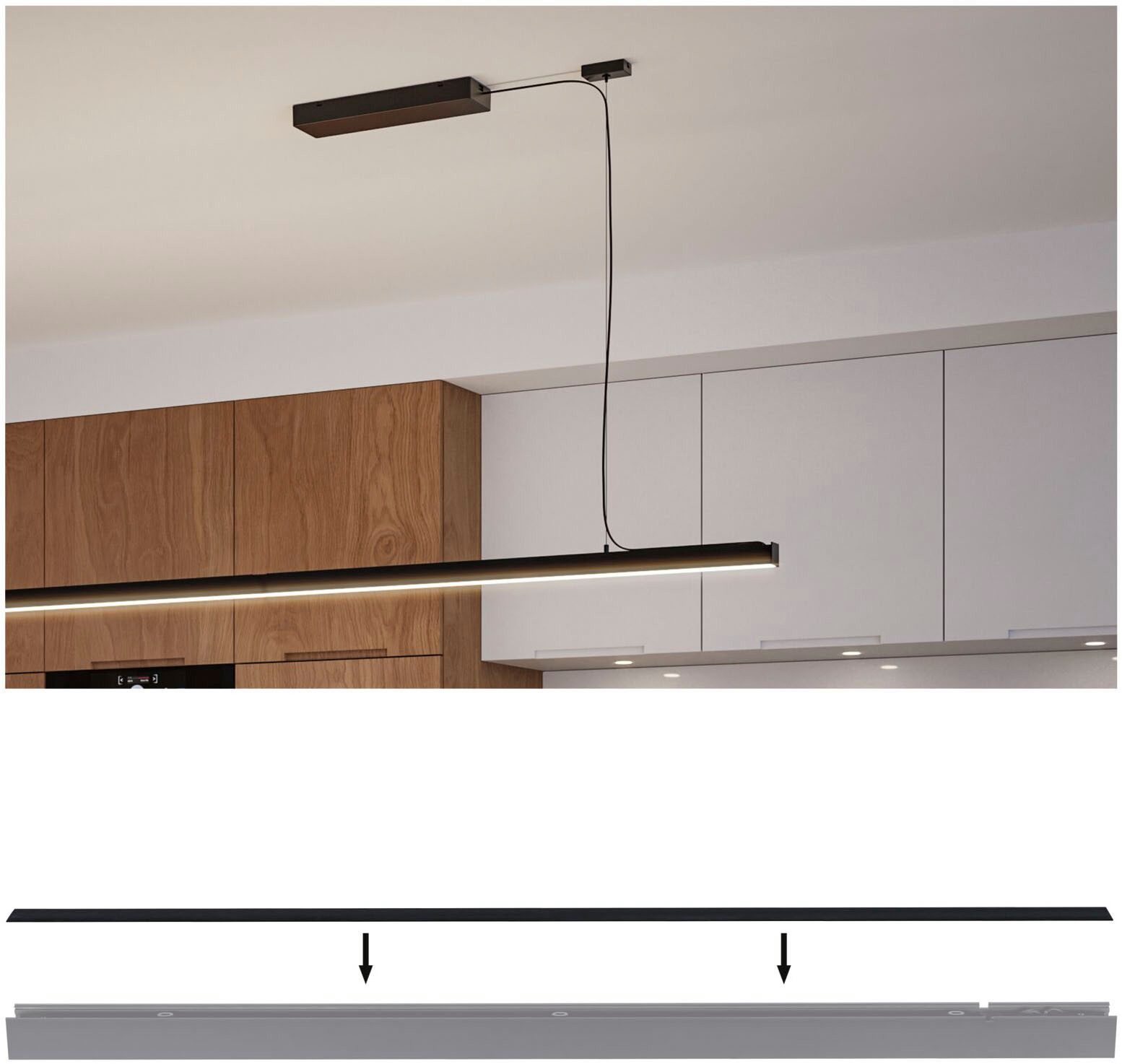 Paulmann Schienensystem-Schienen Linion Abdeckung, (1-tlg)