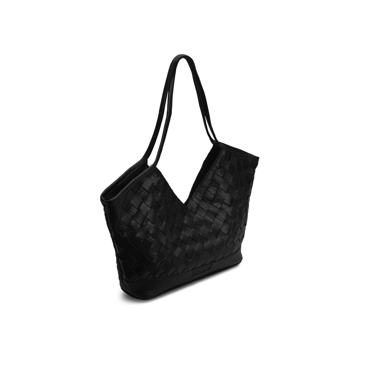 muud Handtasche Lederhandtasche Dosy Black