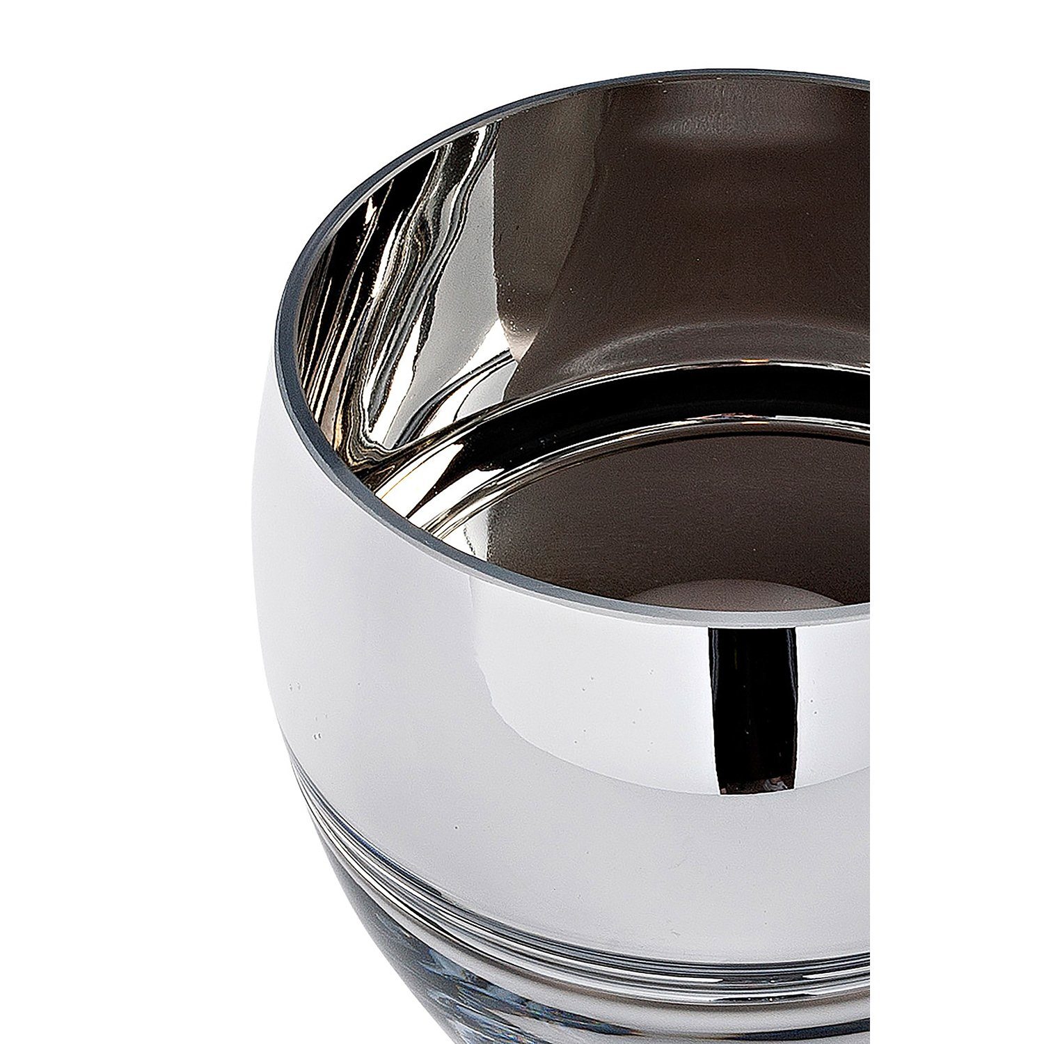Fink Teelichthalter RILA Vase aus als auch gefertigt In Kerzenhalter Handarbeit St), (1 traditioneller mundgeblasen, verwendbar, Glas