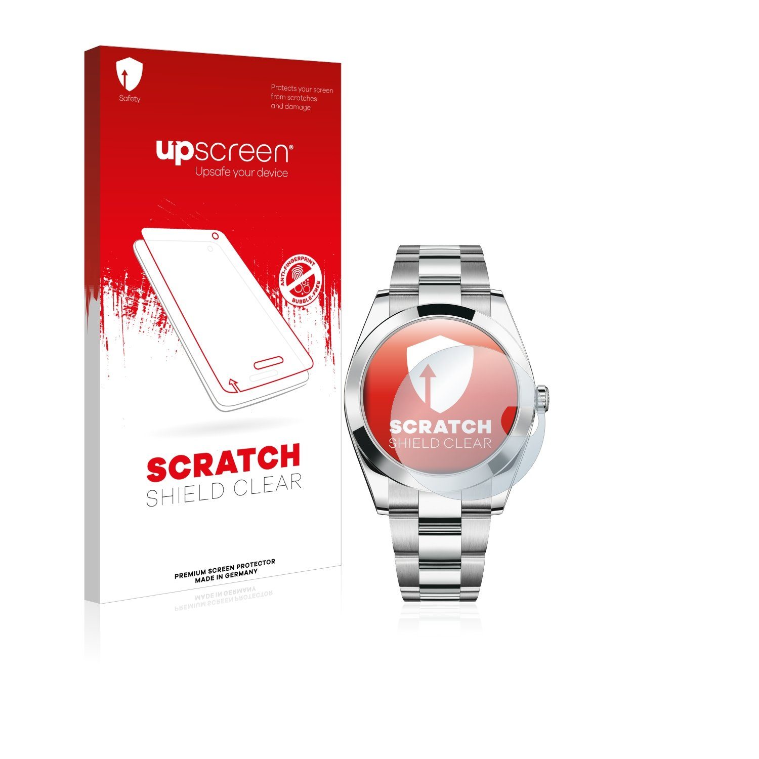 upscreen Schutzfolie für Rolex Datejust 41, Displayschutzfolie, Folie klar Anti-Scratch Anti-Fingerprint