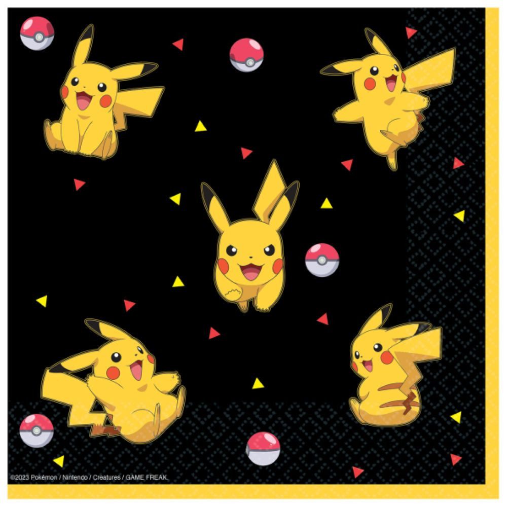 Amscan Hängedekoration Servietten Pokémon 33x33 cm, günstig online kaufen