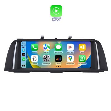 TAFFIO Für BMW F10 F11 CIC System 10.2" Touchscreen Android GPS CarPlay Einbau-Navigationsgerät