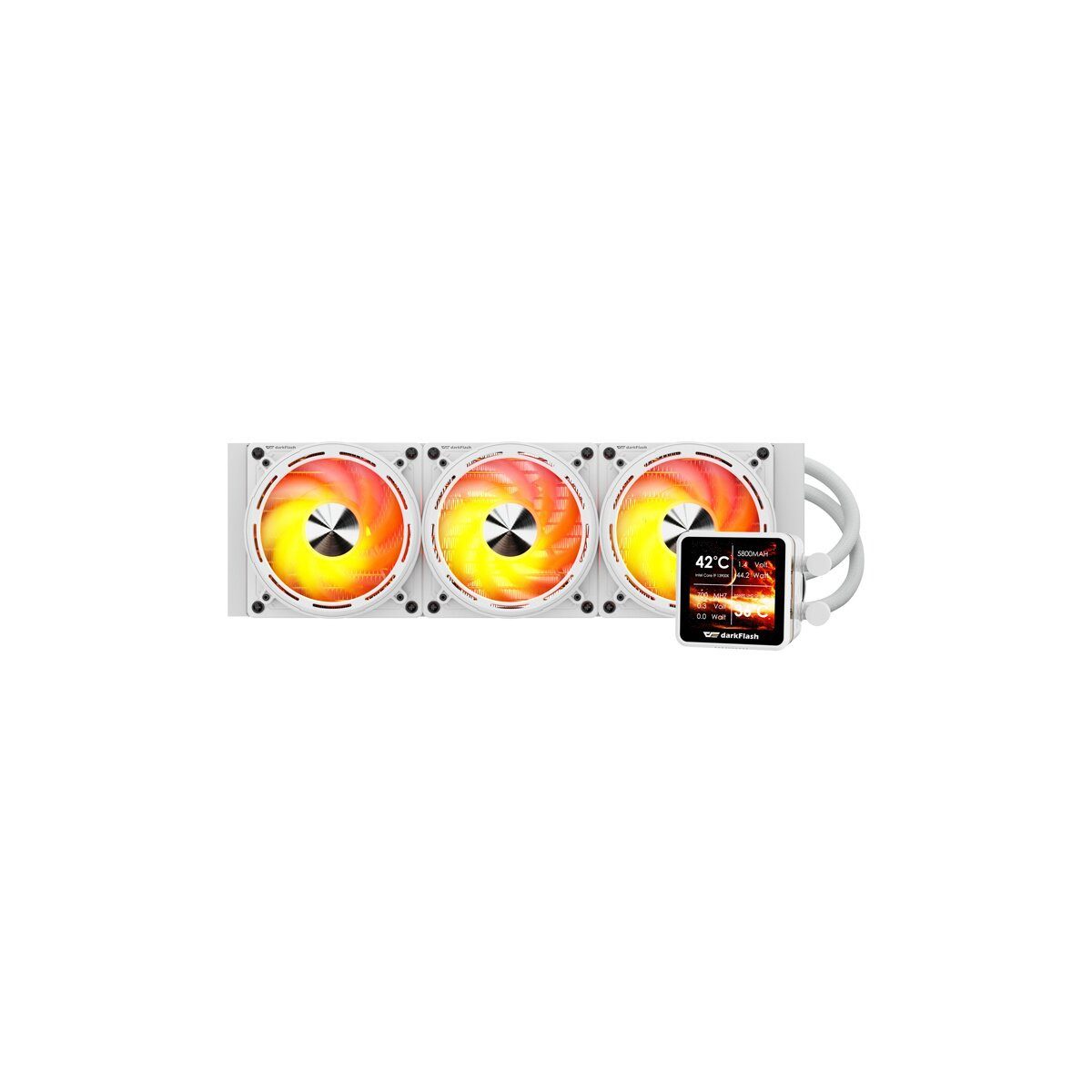 Darkflash Wasserkühlung DE360 CPU Wasserkühlung 360 mm Radiator Weiß
