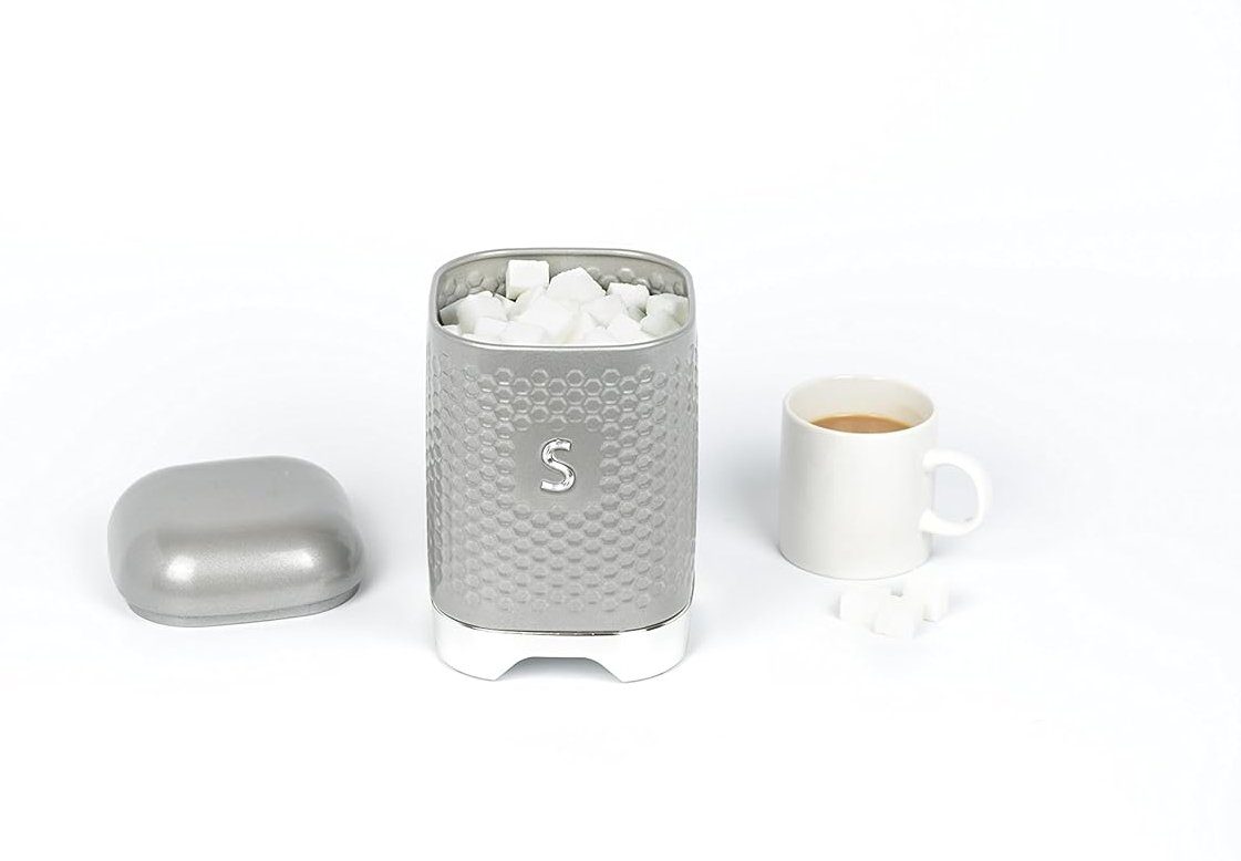 Kitchencraft Vorratsdose Vorratsdose Vorratsbehälter Zuckerdose KitchenCraft Lovello grau