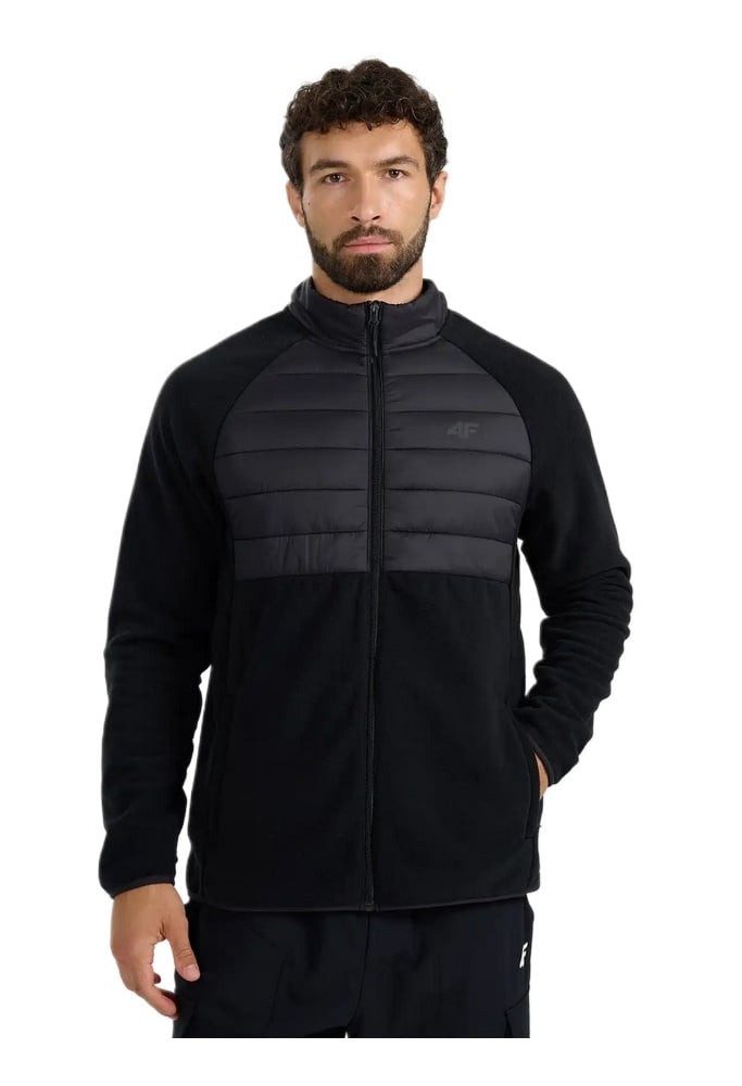 Fleecejacke M415 (warm, atmungsaktiv) schwarz Herren