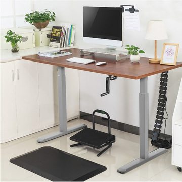 HALTERUNGSPROFI Schreibtisch TS-M01 G höhenverstellbares Schreibtischgestell 73-123 cm bis 70kg, manuell Höhenverstellbar