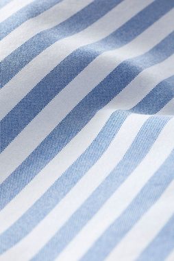 Next Kurzarmhemd Kurzärmeliges Oxford-Hemd mit Streifen (1-tlg)