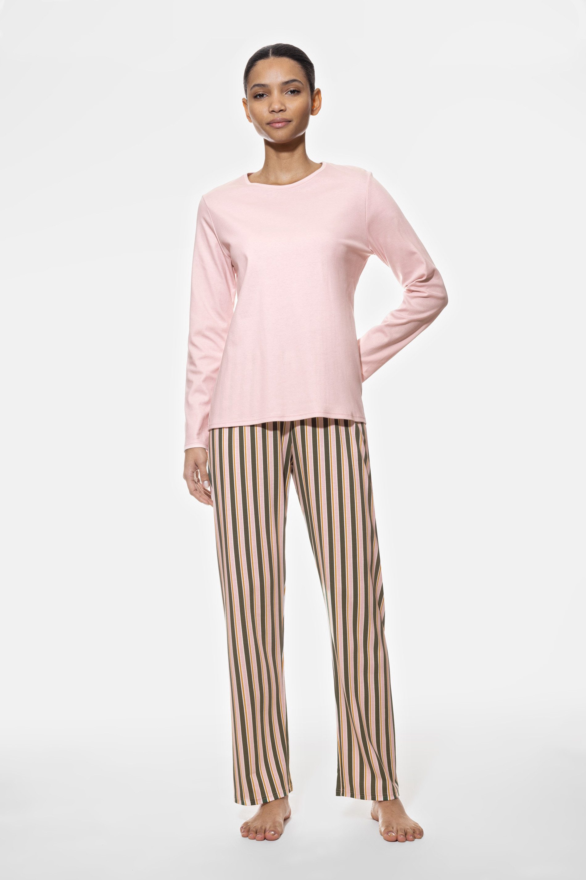 Mey Schlafanzug Mey Damen Anzug Serie Vivid Stripes (2 tlg)