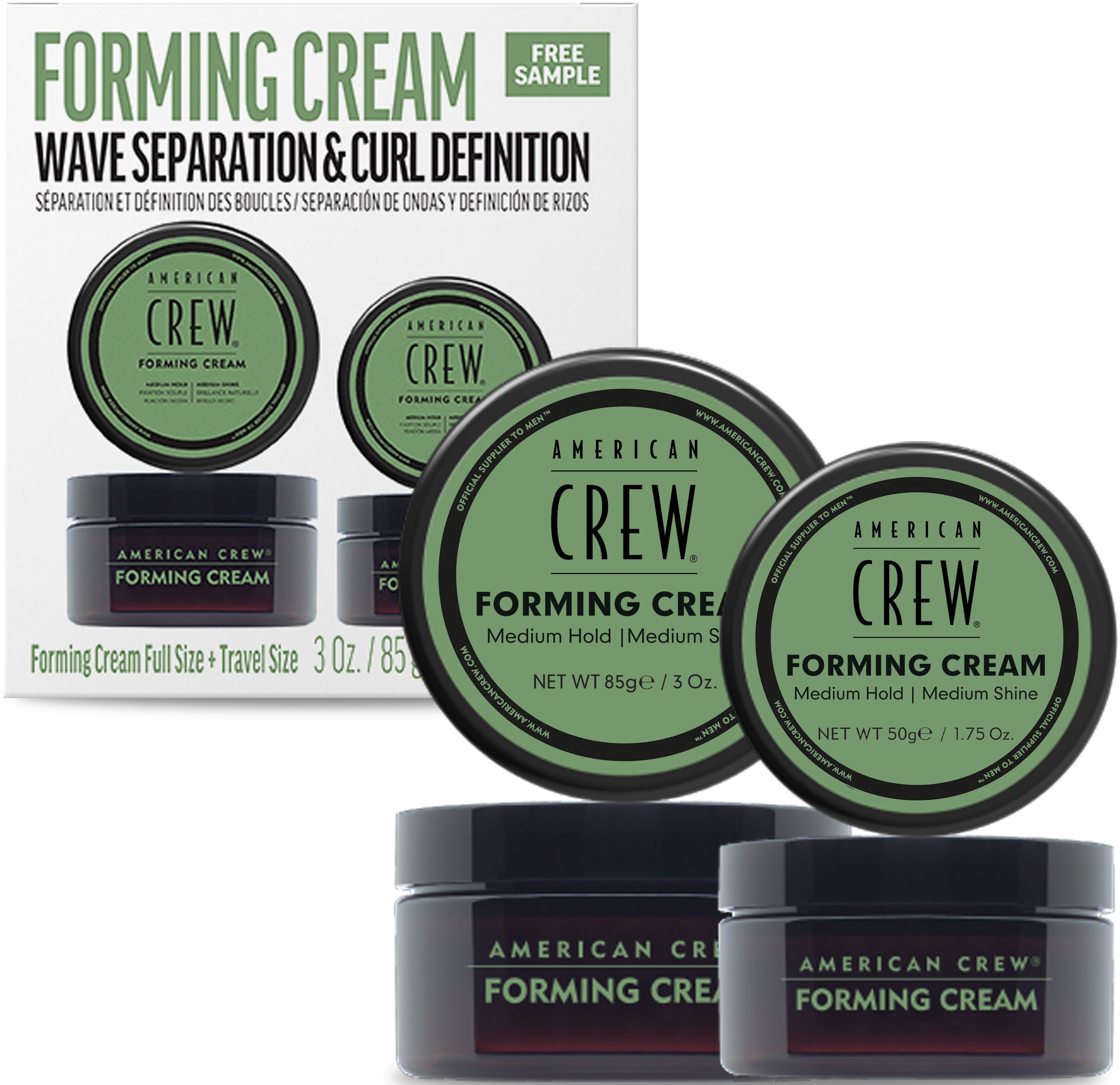 American Crew Styling-Creme Forming Cream Duo StylingSet - Classic Forming Cream 85 gr + 50 gr, Set, 2-tlg.