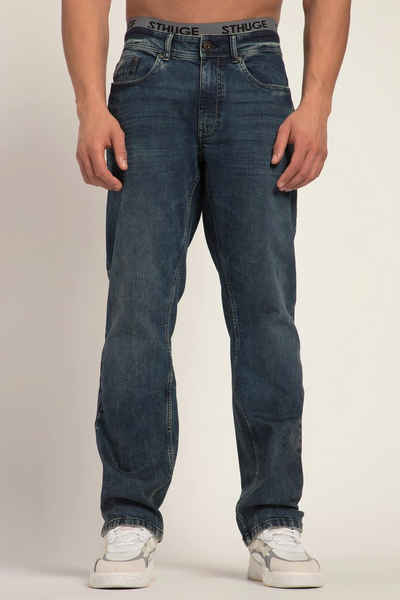 STHUGE 5-Pocket-Jeans STHUGE Jeans Loose Fit Diry Wash 5-Pocket