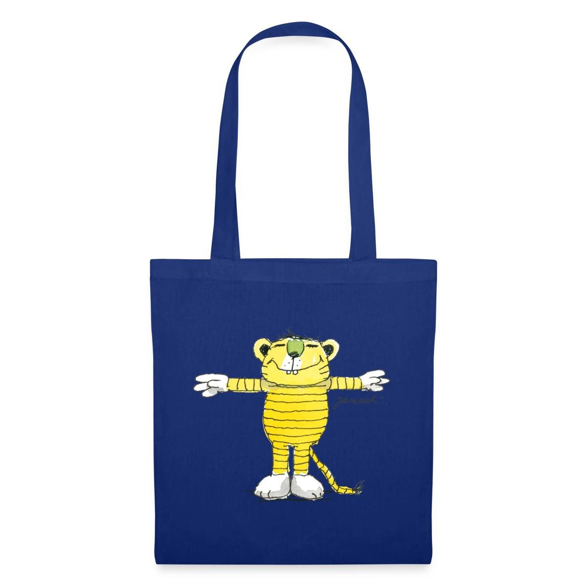 Henkeltasche Janosch Tiger Pose Stoffbeutel