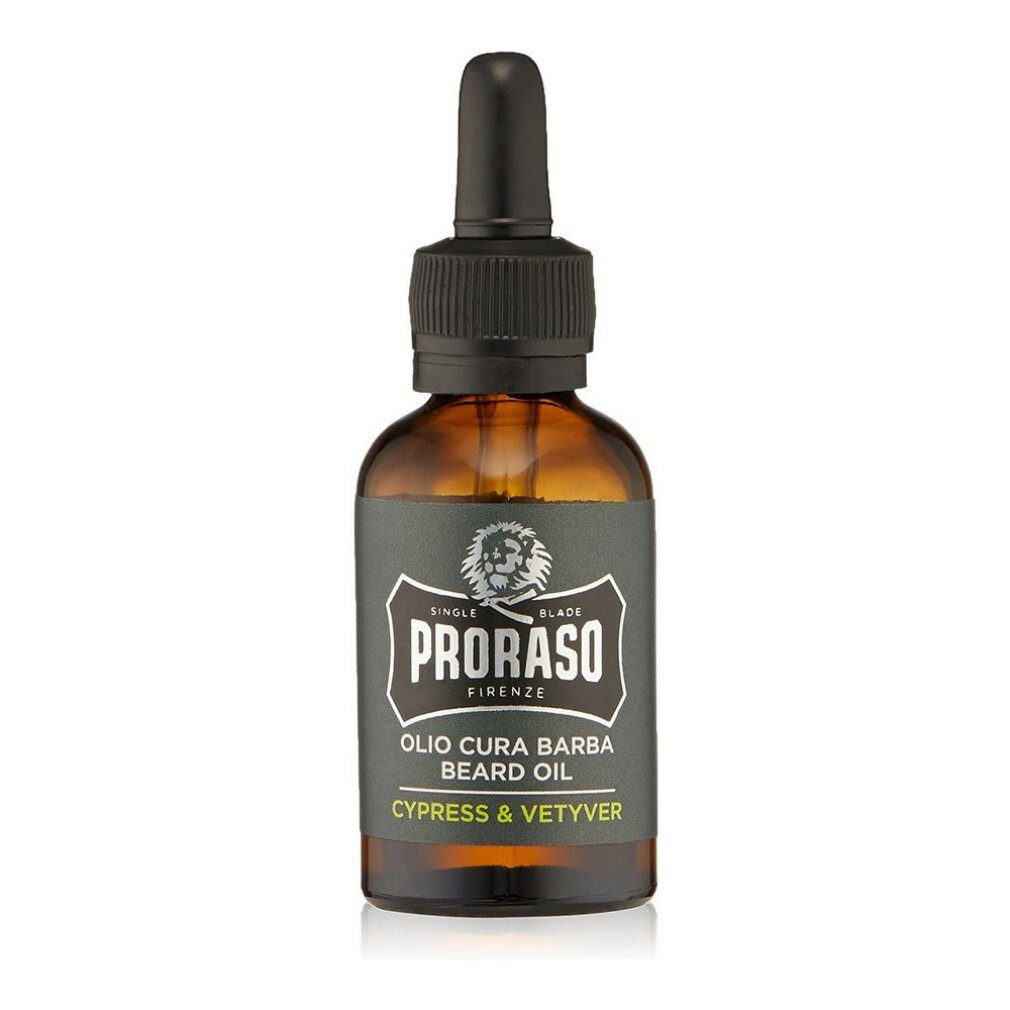 PRORASO Bartöl Cypress y Vetyver Aceite Para Barba 30ml