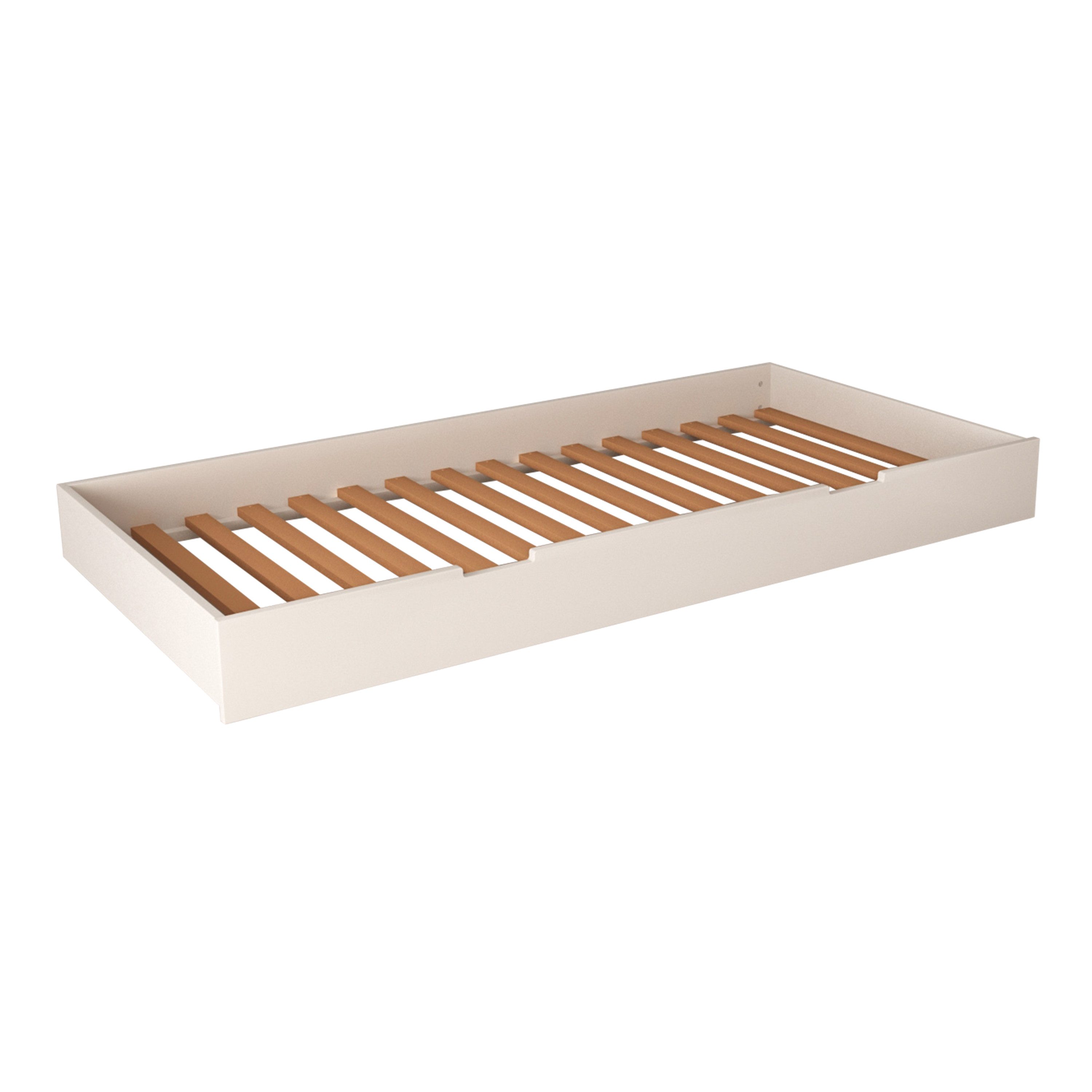 Schubkasten Bubema Bettschublade – Unterbett mit Rollen & integriertem Lattenrost