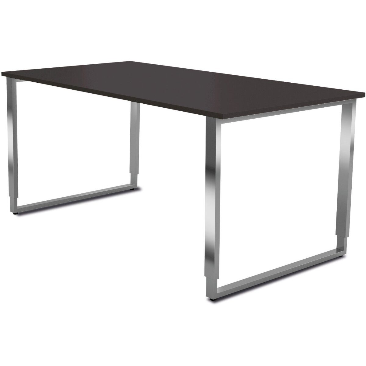 KERKMANN Schreibtisch Schreibtisch Aveto Bügelgestell 160x80x68-82cm höhenverstellbar anthra