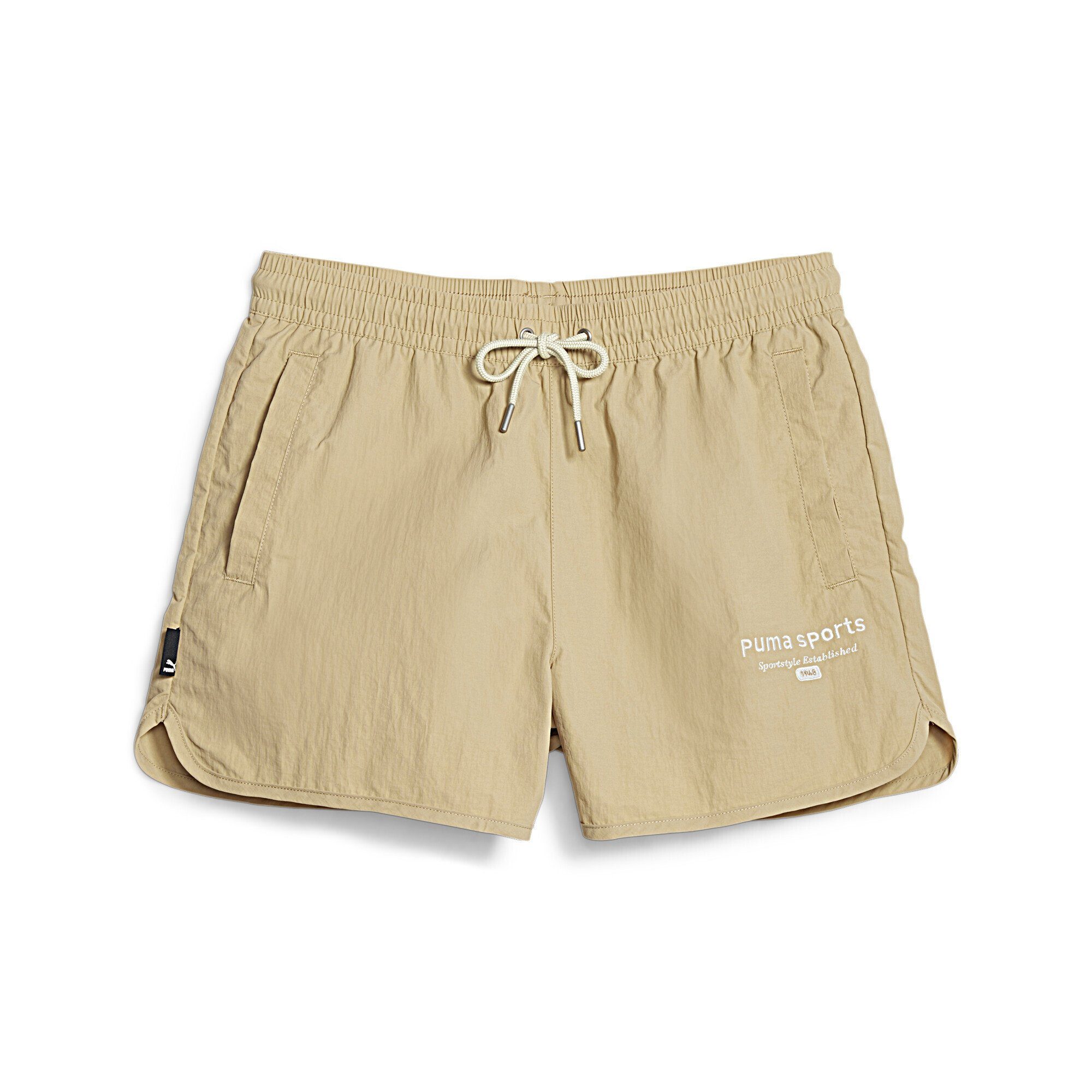 PUMA Shorts PUMA TEAM Webshorts Damen Sand Dune Beige