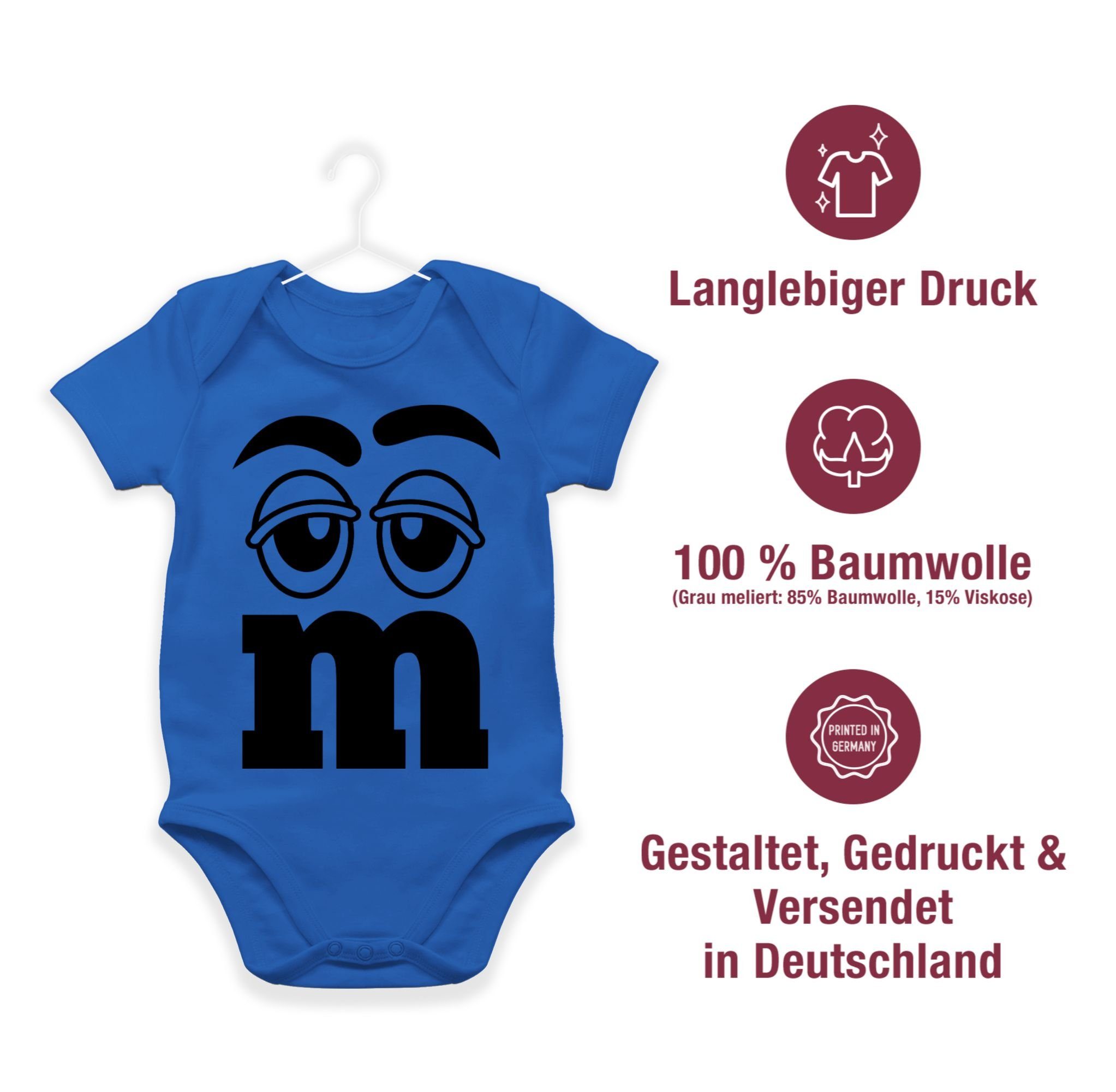 Shirtracer Shirtbody M und M Figuren Aufdruck I M&M I Fastnacht I Fasnacht I Fasnet Karneval & Fasching