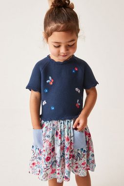 Next 2-in-1-Kleid Pulloverkleid mit bedrucktem Rockteil (1-tlg)