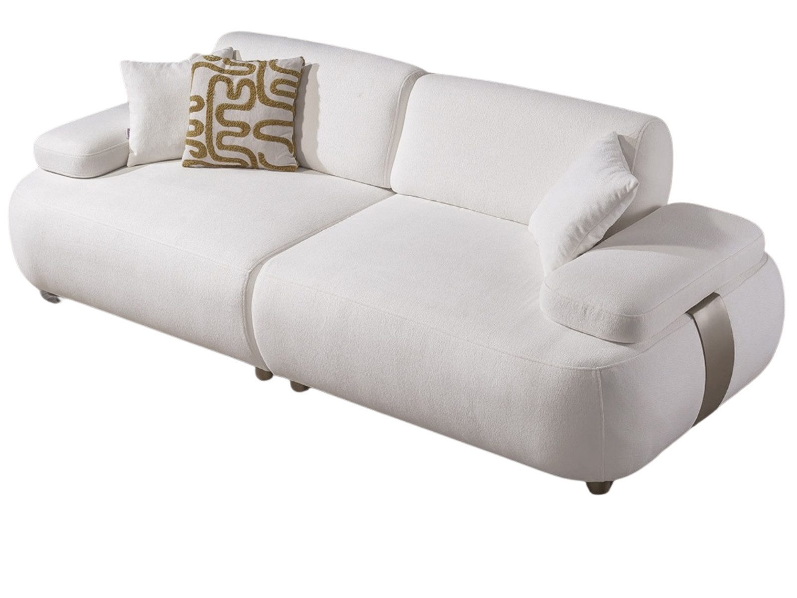 Villa Möbel Sofa Chelsea, 3-Sitzer 1 Teile, mit Relax-/Bettfunktion durch verstellbare Rückenlehne