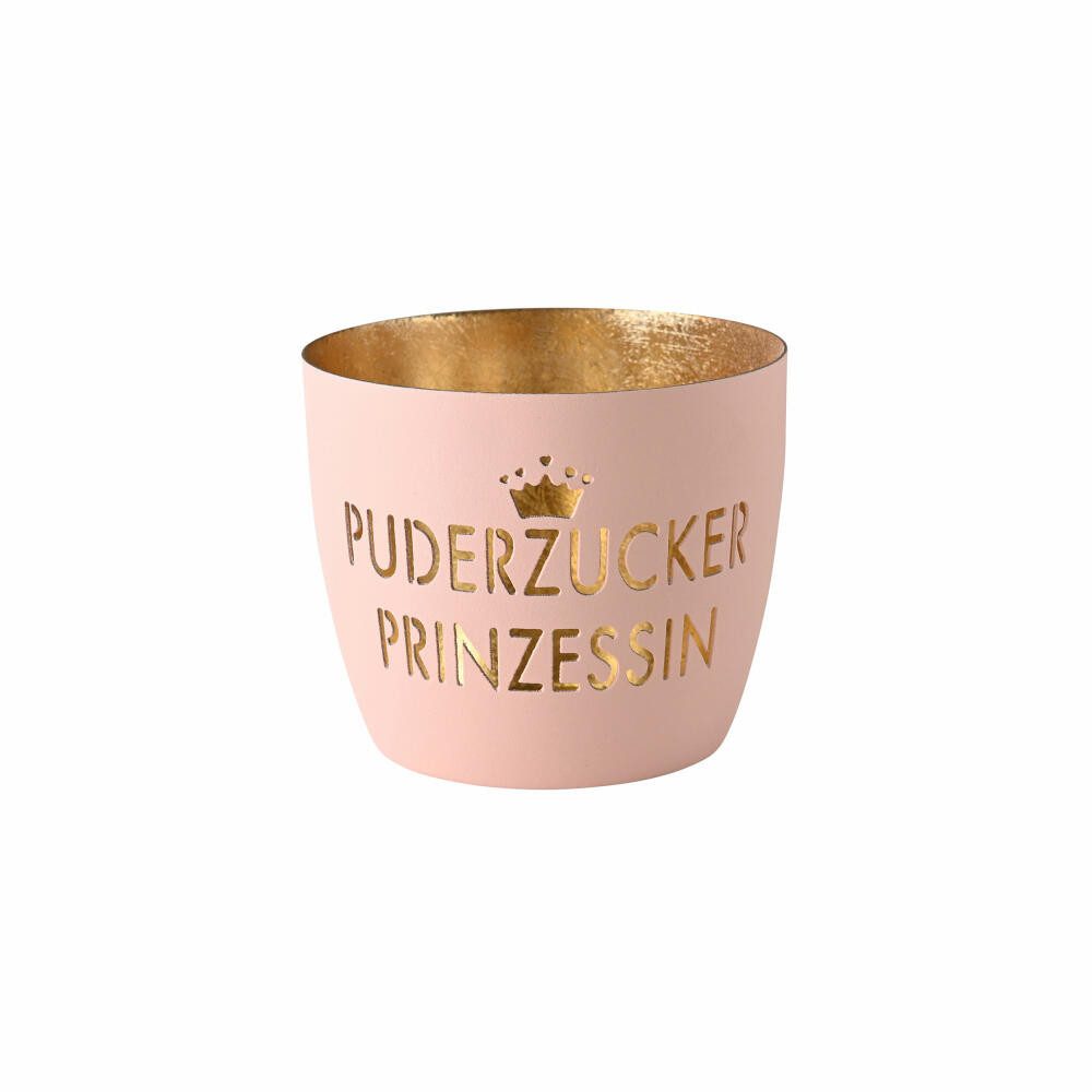 Windlicht Madras Puderzucker Prinzessin M H 8.5 cm