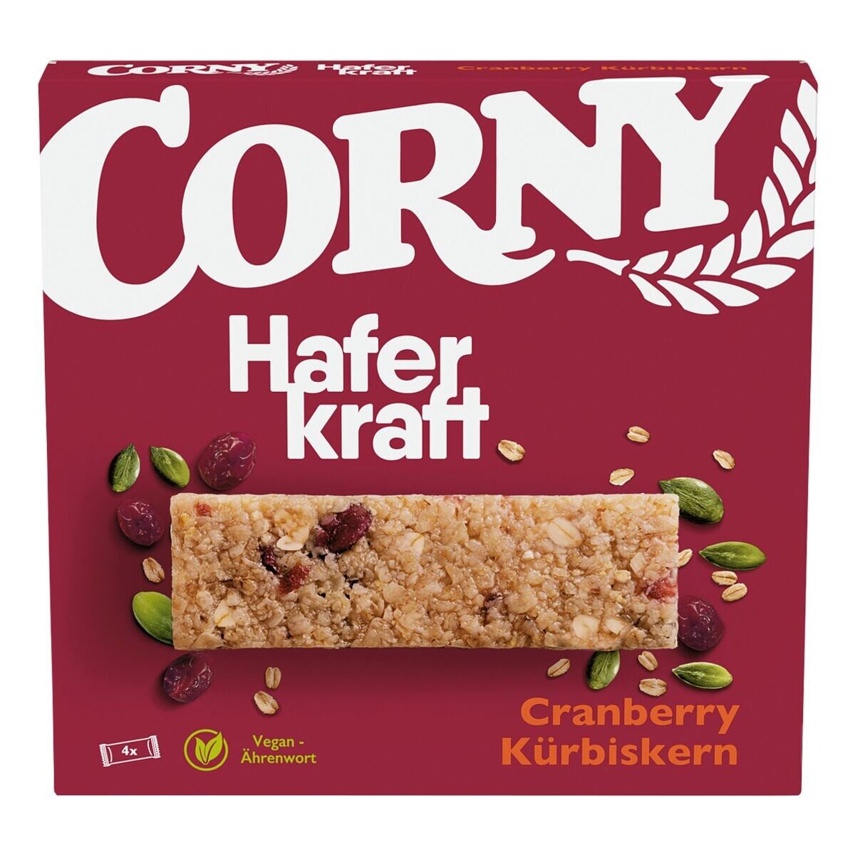 CORNY Riegel Haferkraft Cranberry Kürbiskern