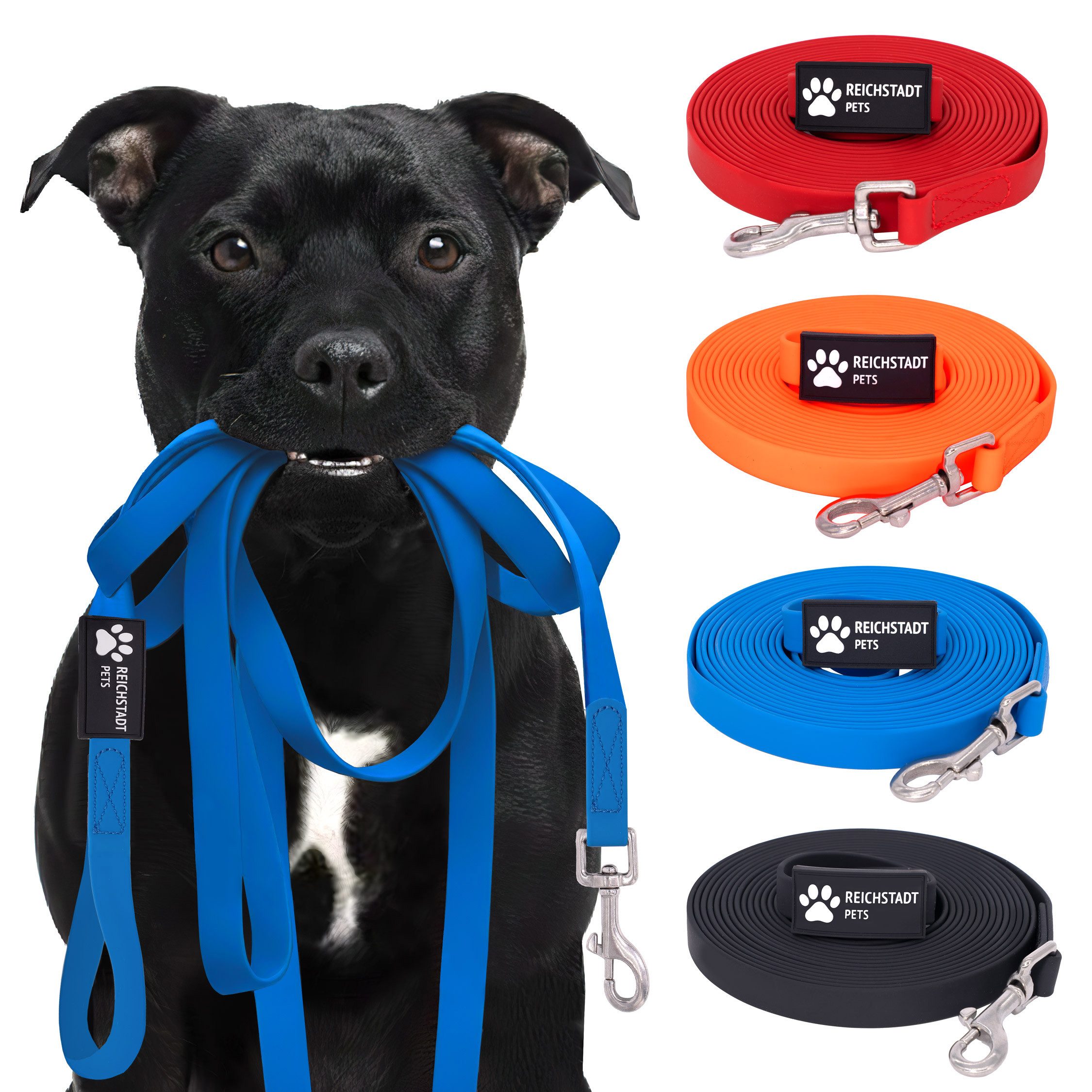 Reichstadt Hundeleine RS Pets Führleine PVC 25RSP086, PVC, Weiche Handschlaufe mit Soft-Wrist-Strap