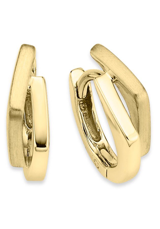 Paar Creolen Schmuck Geschenk Silber 925 Ohrschmuck Ohrringe