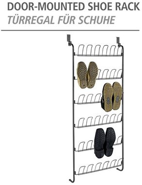 WENKO Schuhregal Türregal, für 18 Paar Schuhe