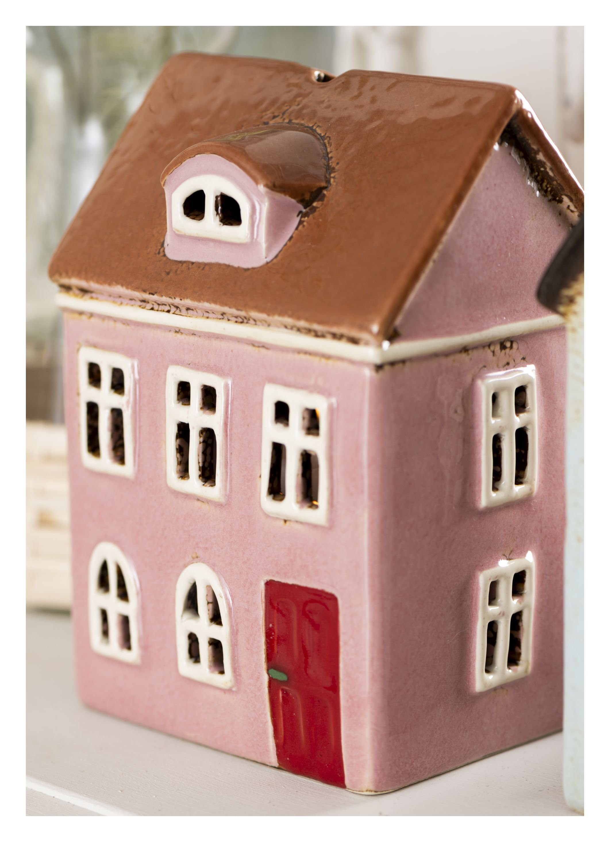 Ib Laursen Kerzenhalter Lichterhaus Teelichthalter Teelichthaus Windlicht Haus H15cm Ib