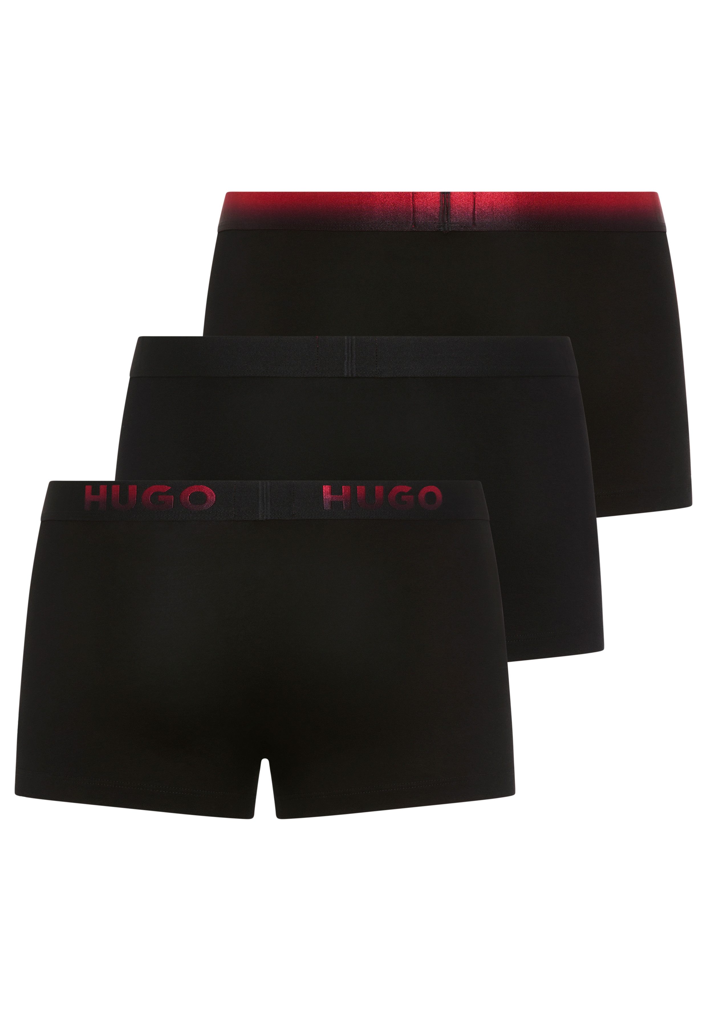 HUGO Trunk (3-St) elastischer, kontrastfarbener Bund günstig online kaufen