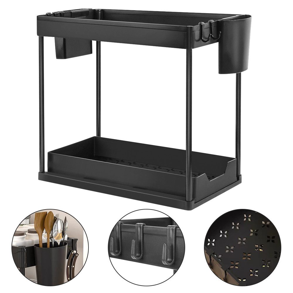 JEOBEST Küchenregal Küchen Organizer, Spülschrank Organizer, günstig online kaufen