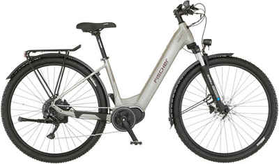 FISCHER Fahrrad E-Bike TERRA 4.0i 43, 10 Gang Shimano Deore Schaltwerk, Kettenschaltung, Mittelmotor, 630 Wh Akku, (mit Fahrradschloss)