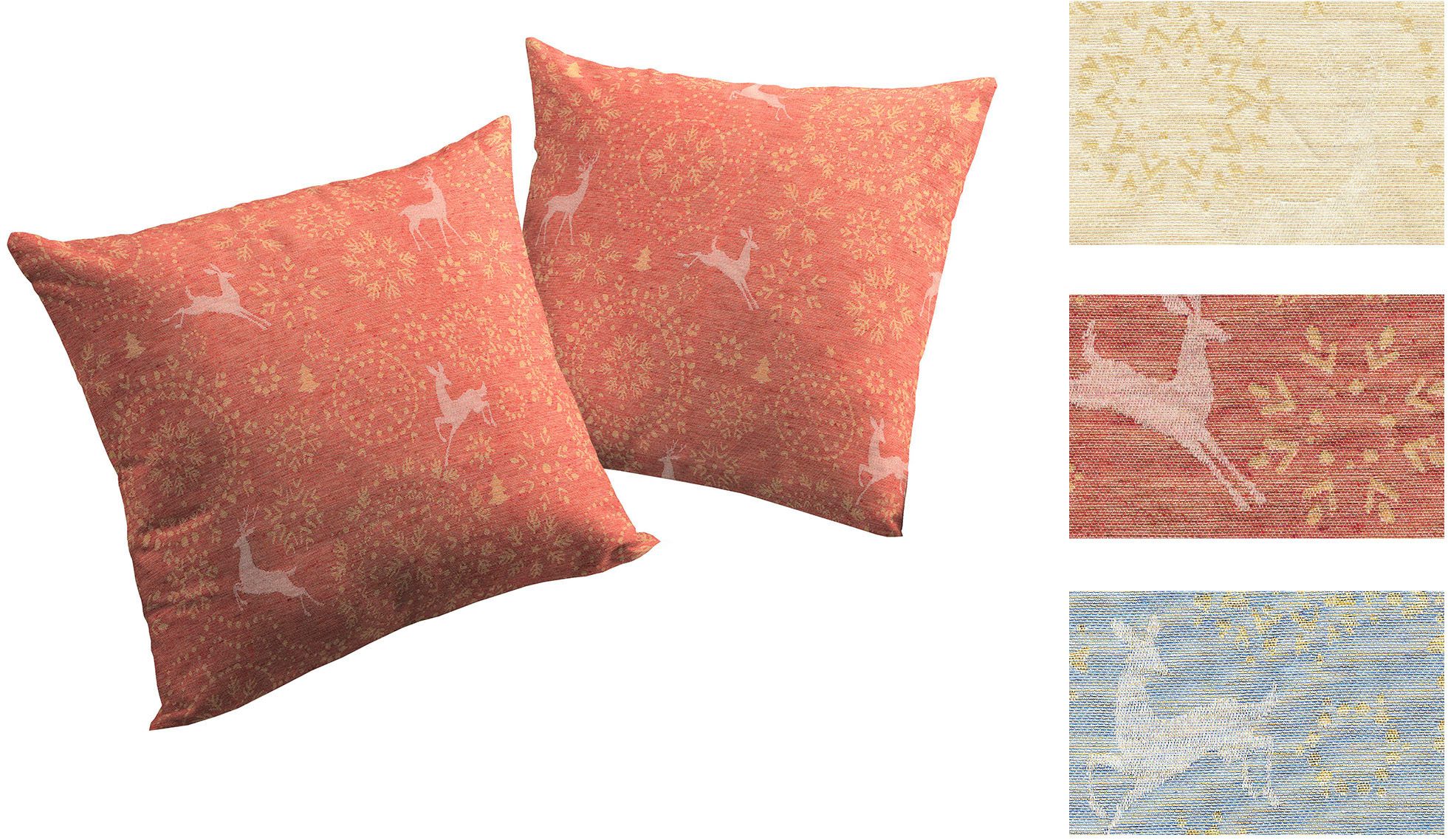 Wirth Dekokissen Swift, Kissenhülle ohne Füllung, 2 Stück