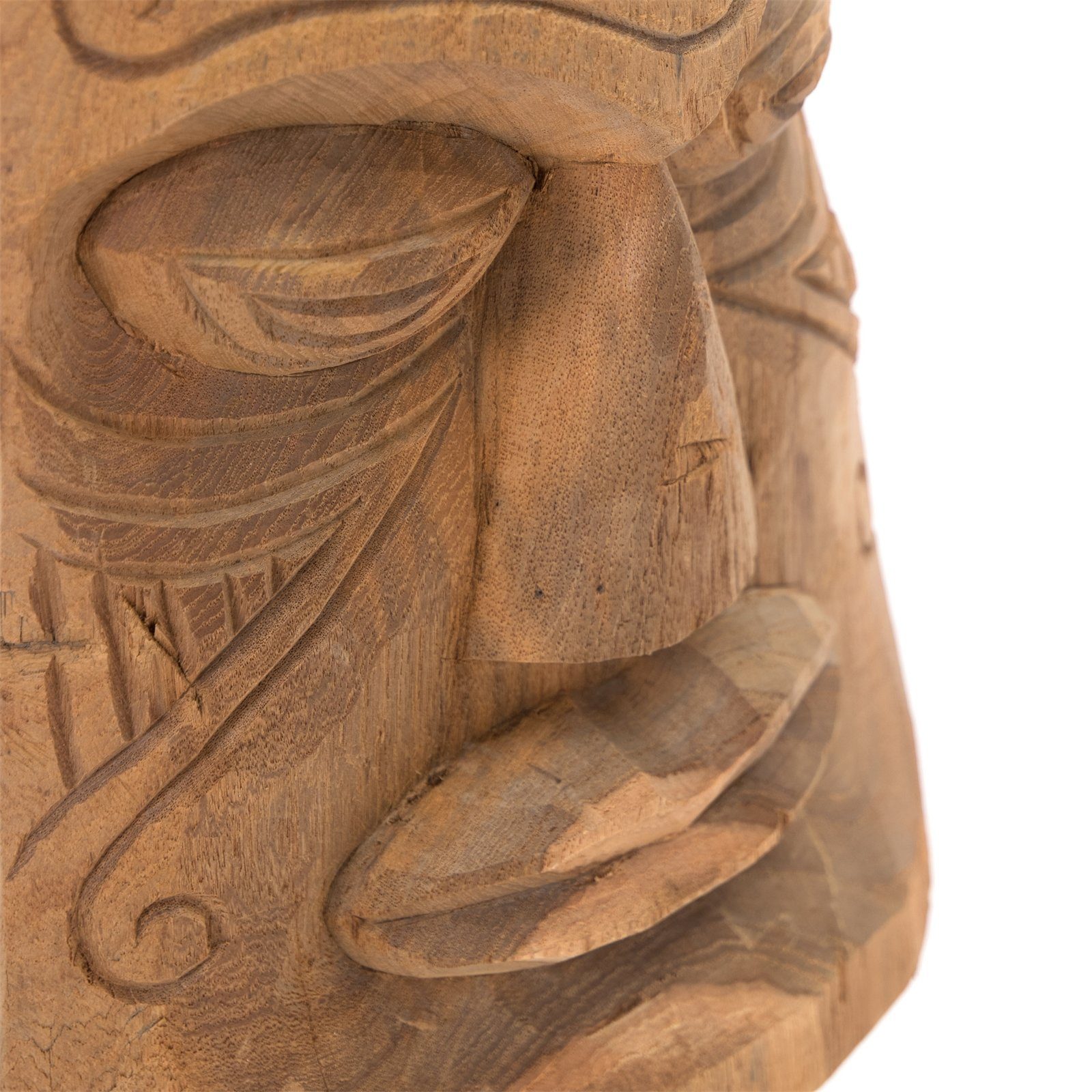 Hawaii SKULPTUR CREEDWOOD Skulptur Massivholz, HOLZ Tiki Objekt "TIKI", cm, 40 Deko