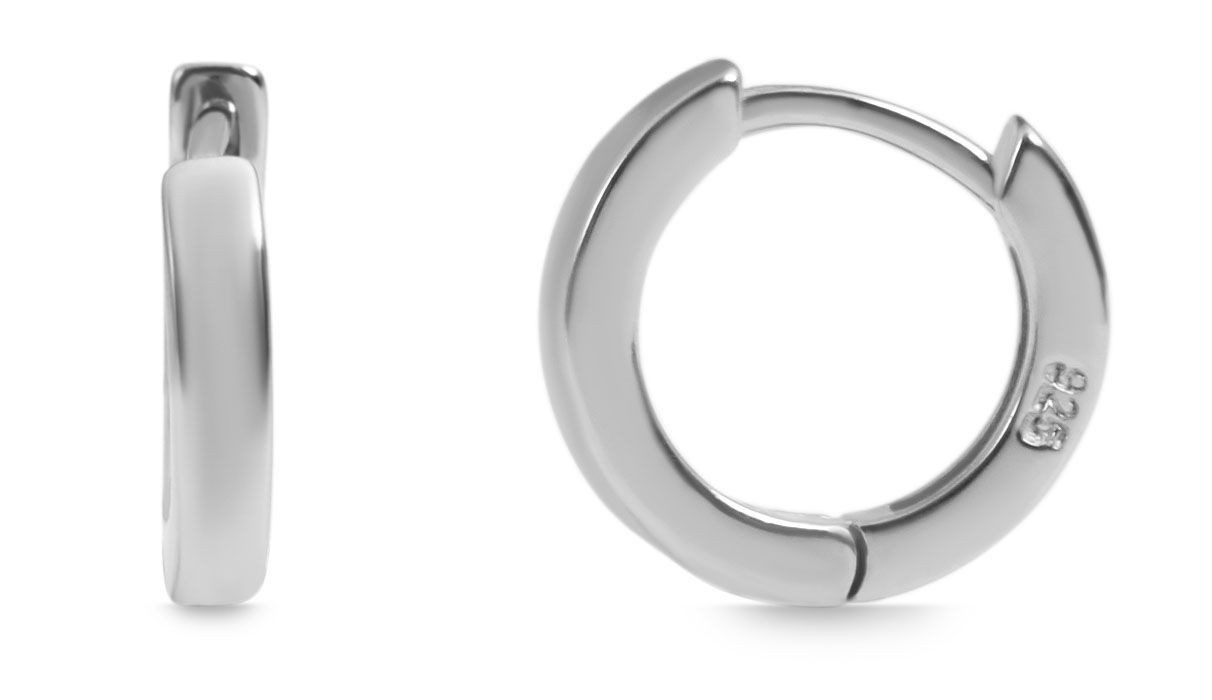 Adelia´s Paar Creolen Damen Creolen aus 925 Sterling Silber Ø 7 mm günstig online kaufen