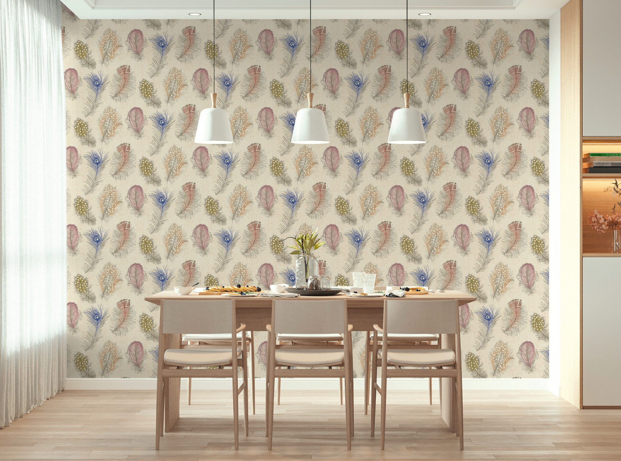 A.S. Création Vliestapete Pintwalls III Feder-Tapete Vintage, strukturiert, neutral, (1 St), Feine Federzeichnung, natürlicher Look - Schlaf-, Wohnzimmer, Flur