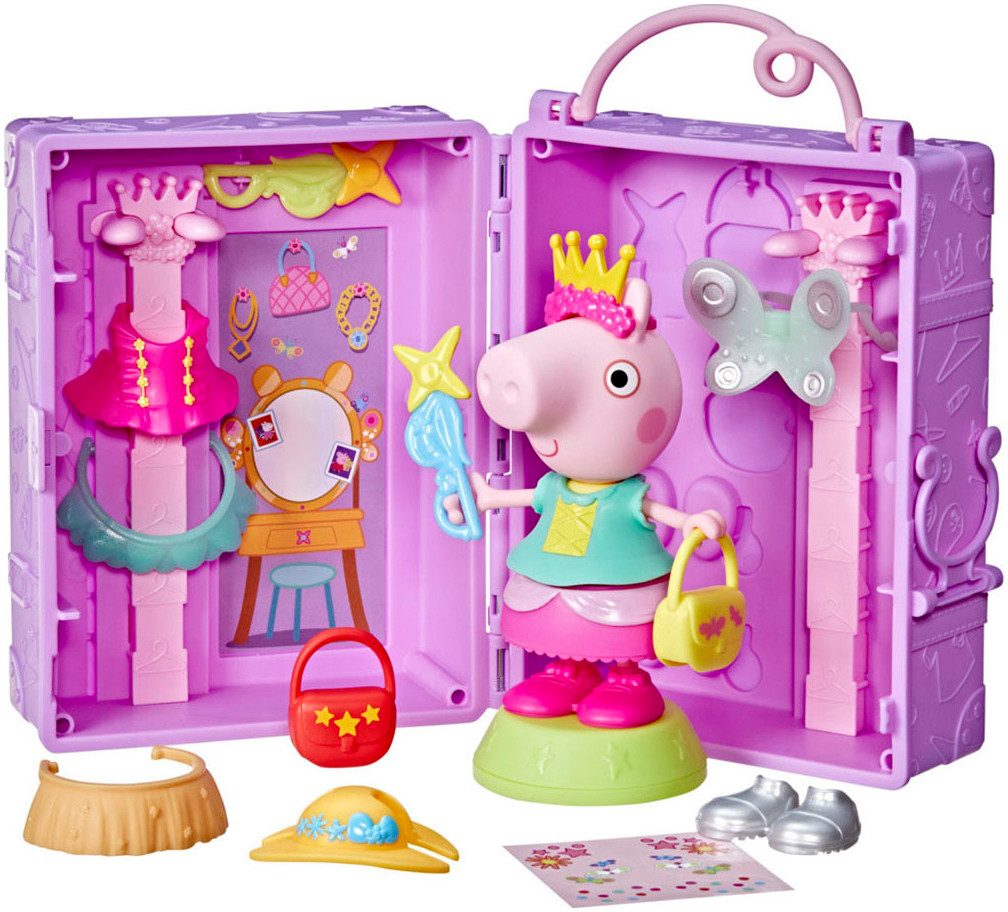 Hasbro Spielwelt Peppa Pig Peppas Anziehspaß-Kleiderschrank günstig online kaufen