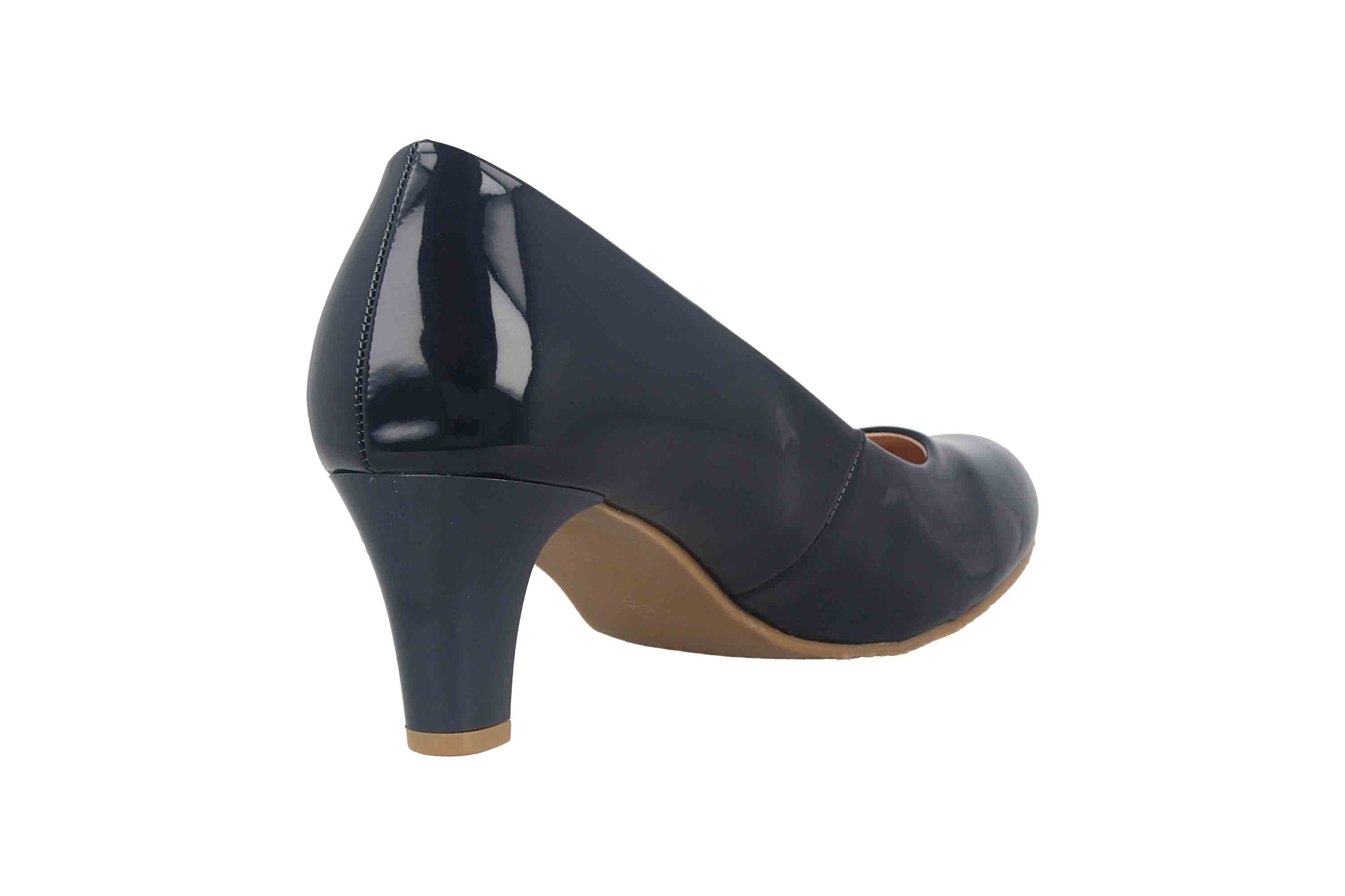 LadyPepp 2GY0211501 Navy Patent Pumps