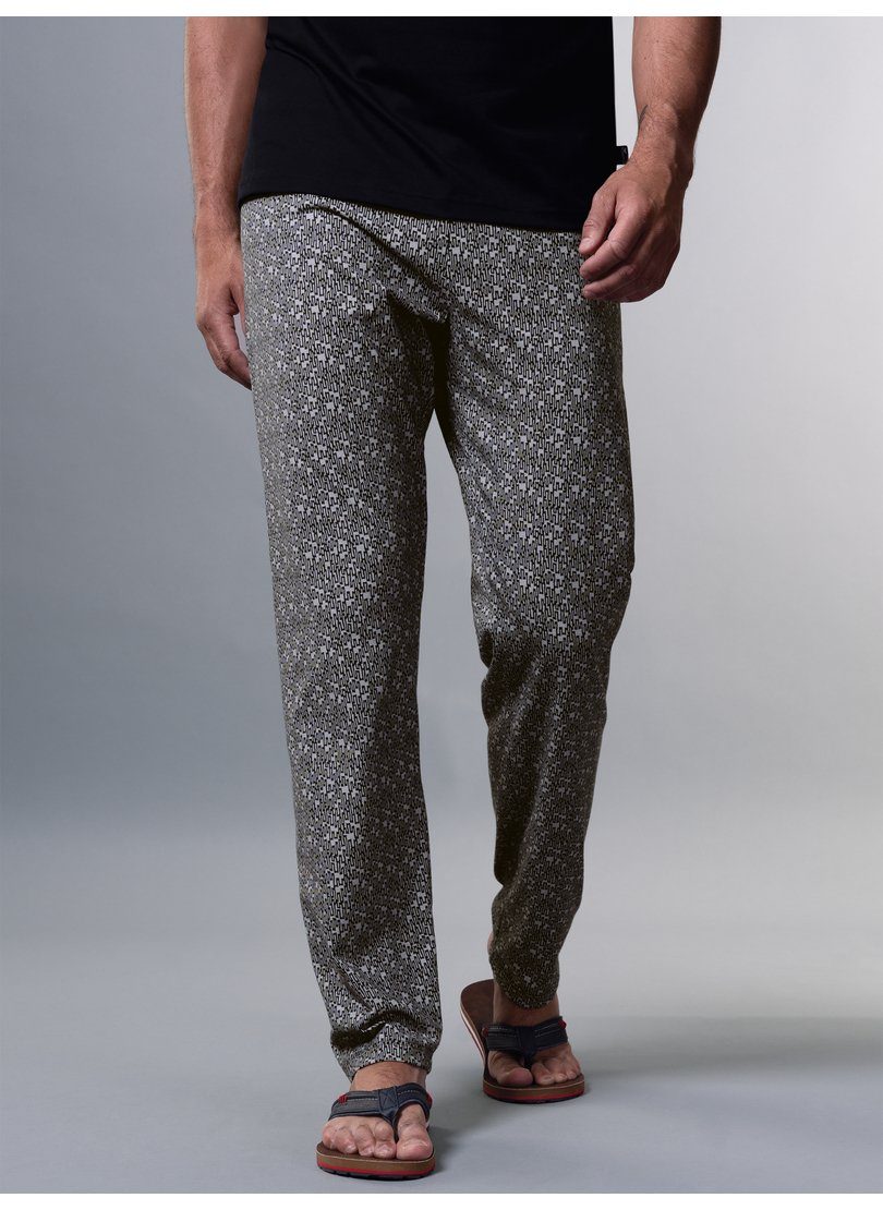 Allover-Print Pyjamahose TRIGEMA Trigema Schlafanzug mit