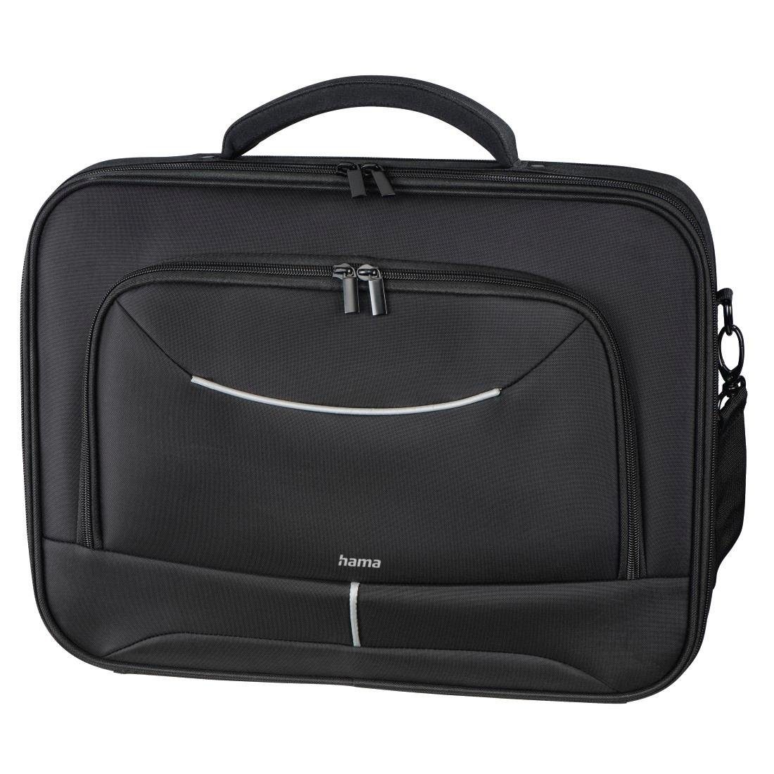 Hama Laptoptasche Notebook Tasche bis 44 cm (17,3 Zoll), mit Trolleyband, schwarz, Tabletfach bis 32,77 cm (12,9 Zoll)