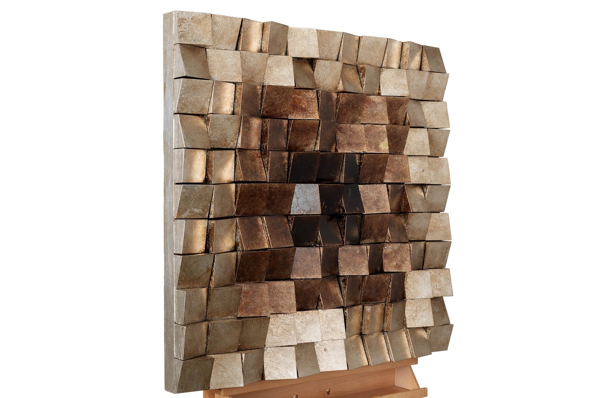 KUNSTLOFT Wandbild Lustrous Pixel 76x76 cm, günstig online kaufen