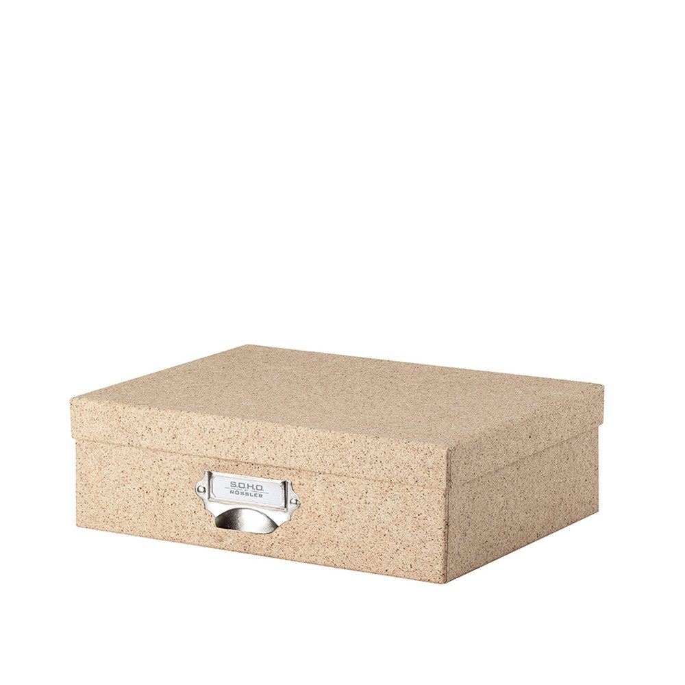Rössler Aufbewahrungsbox RÖSSLER Aufbewahrungsbox mit Griff cacao 337x105x255mm