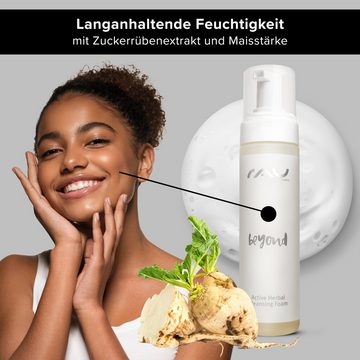 RAU Cosmetics Gesichts-Reinigungsschaum RAU Cosmetics beyond Active Herbal Cleansing Foam, Naturkosmetik