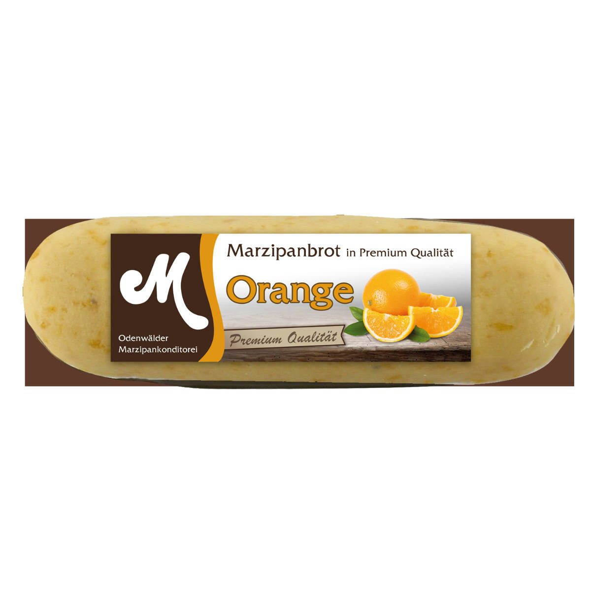 Odenwälder Marzipankonditorei Süßigkeit, Odenwälder Marzipan Brot Orangen köstliches Edelmarzipan 95g
