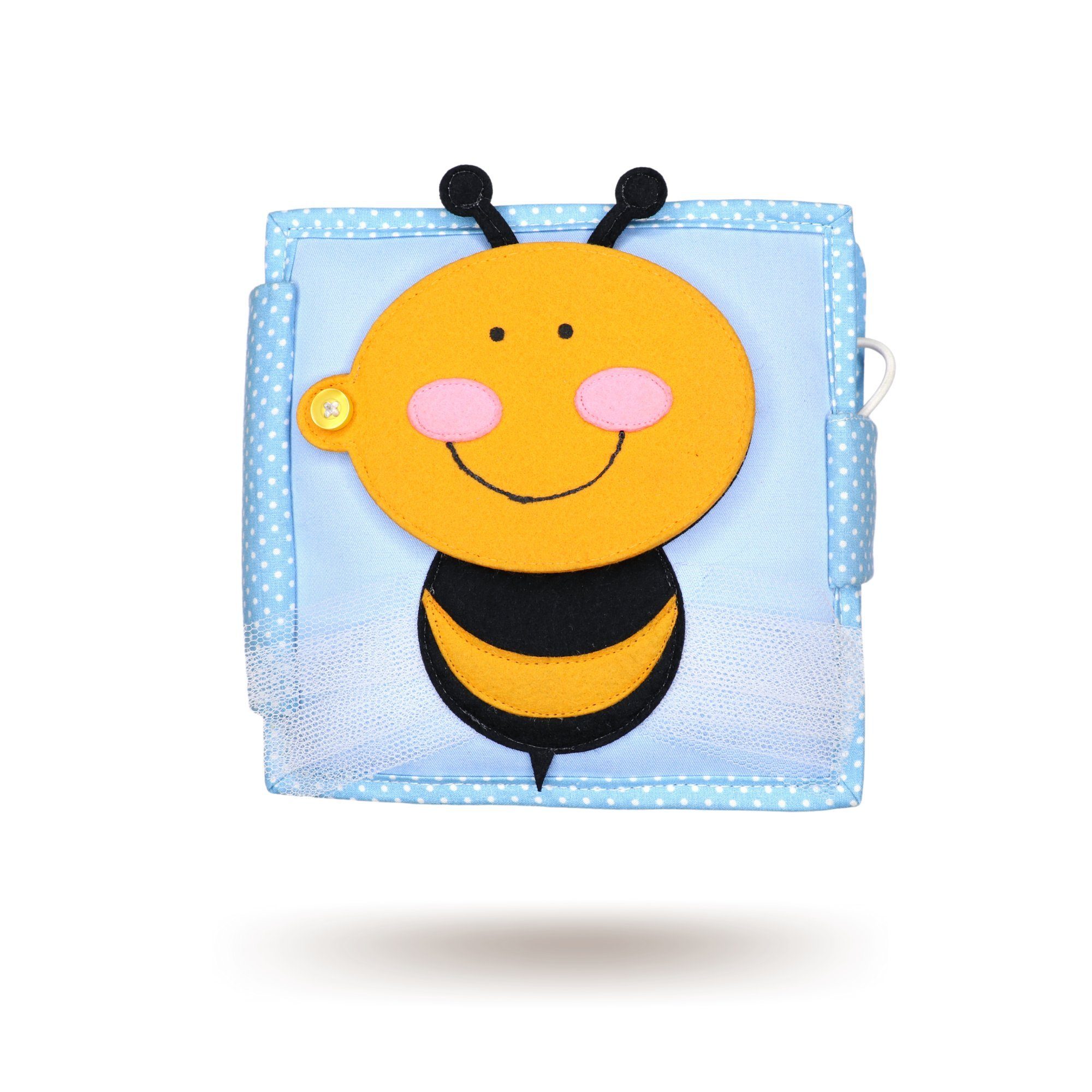 Jolly Designs Stoffbuch Kleine Biene | Wahrnehmungsspiele