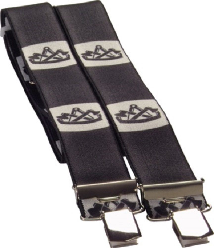 JOB Hosenträger Hosenträger Schwarz – Zunft Hosenträger mit stabilem Clip