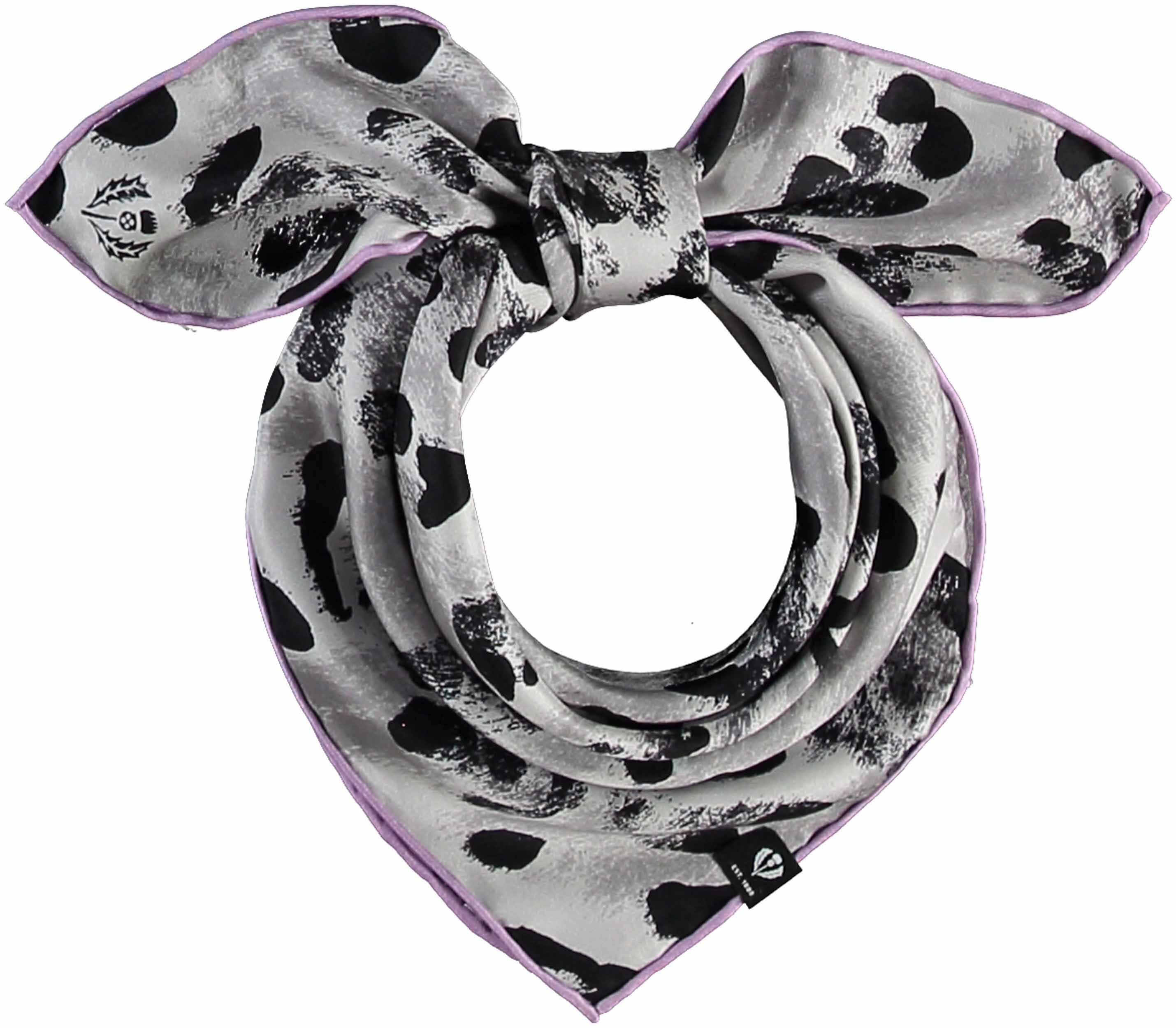 Fraas Modetuch Seide Bandana, (1-St) grau