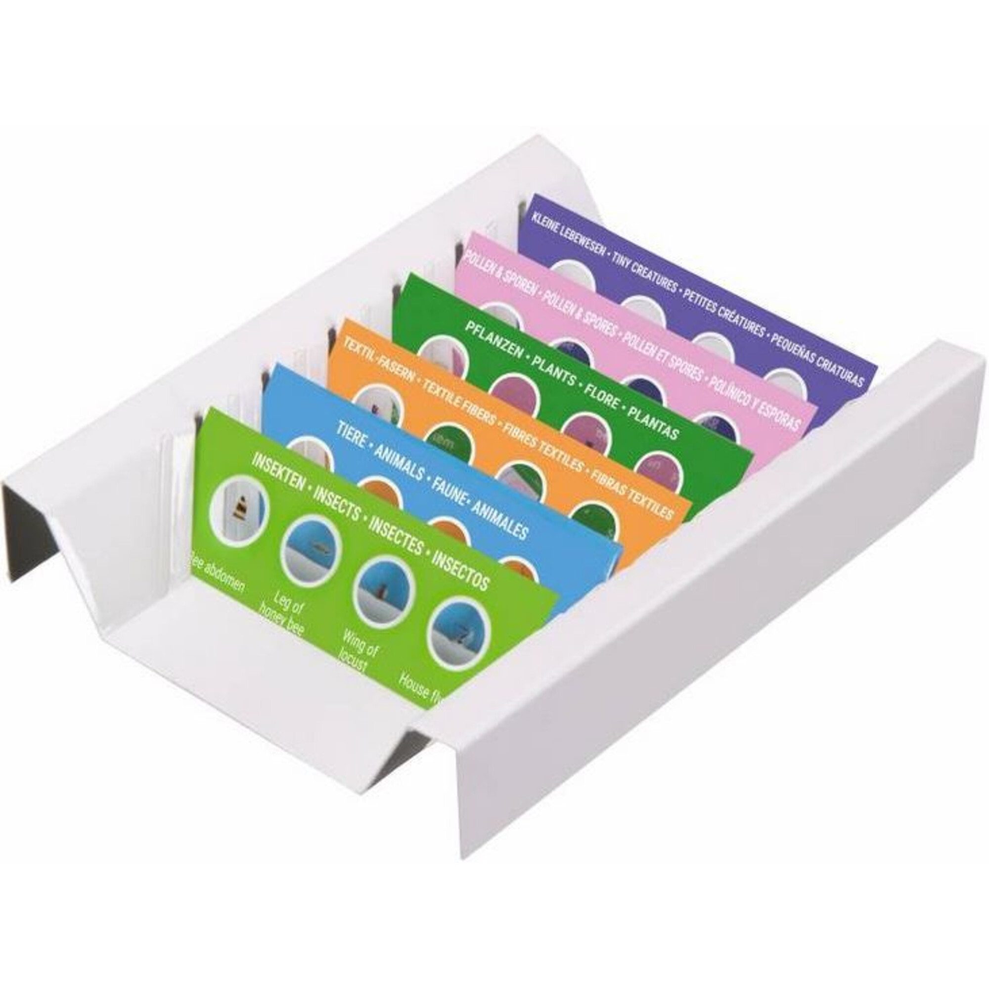 BRESSER junior Bresser junior 24 Dauerpräparate Starter Set Auf- und Durchlichtmikroskop