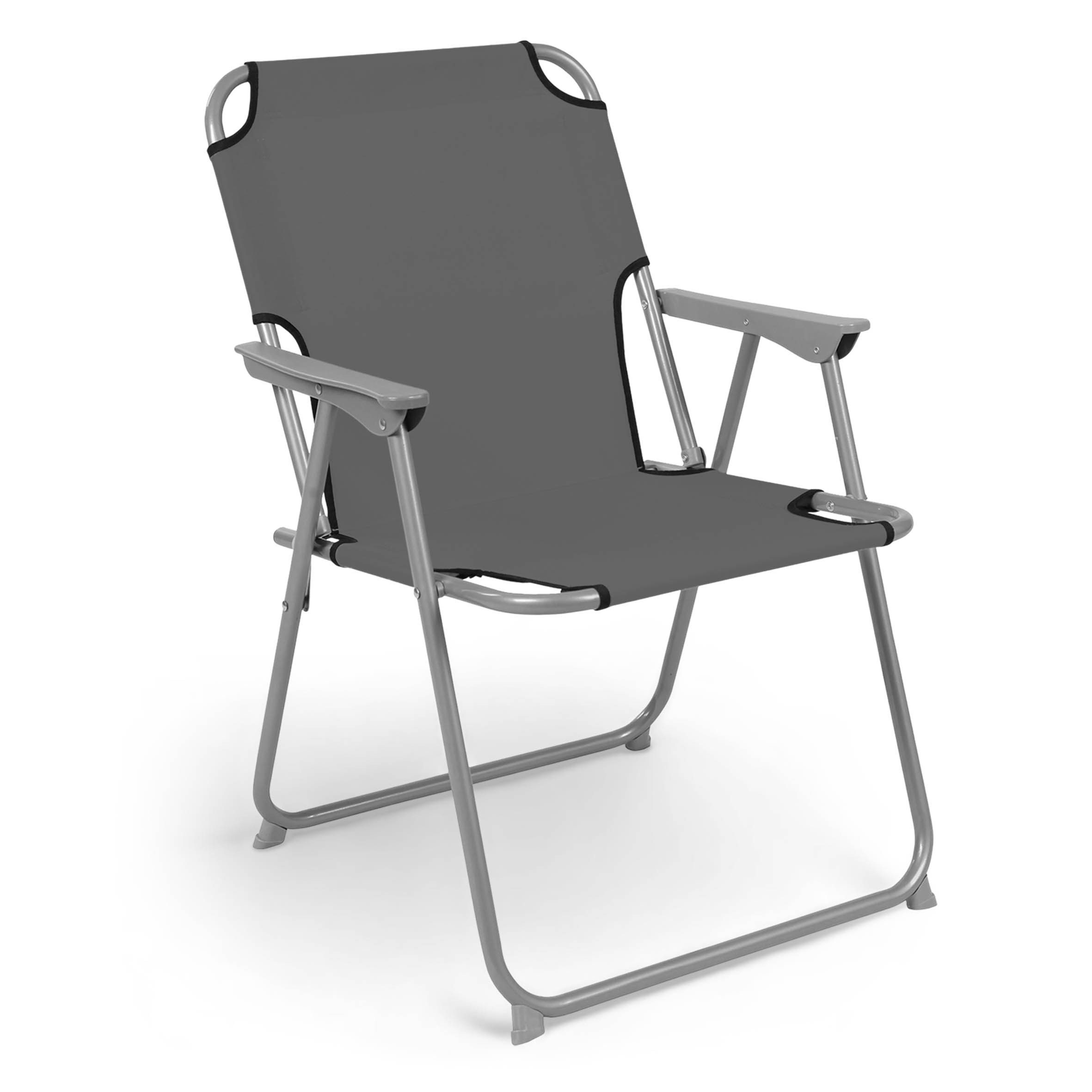 Spetebo Campingstuhl Campingstuhl Oxford - schwarz günstig online kaufen