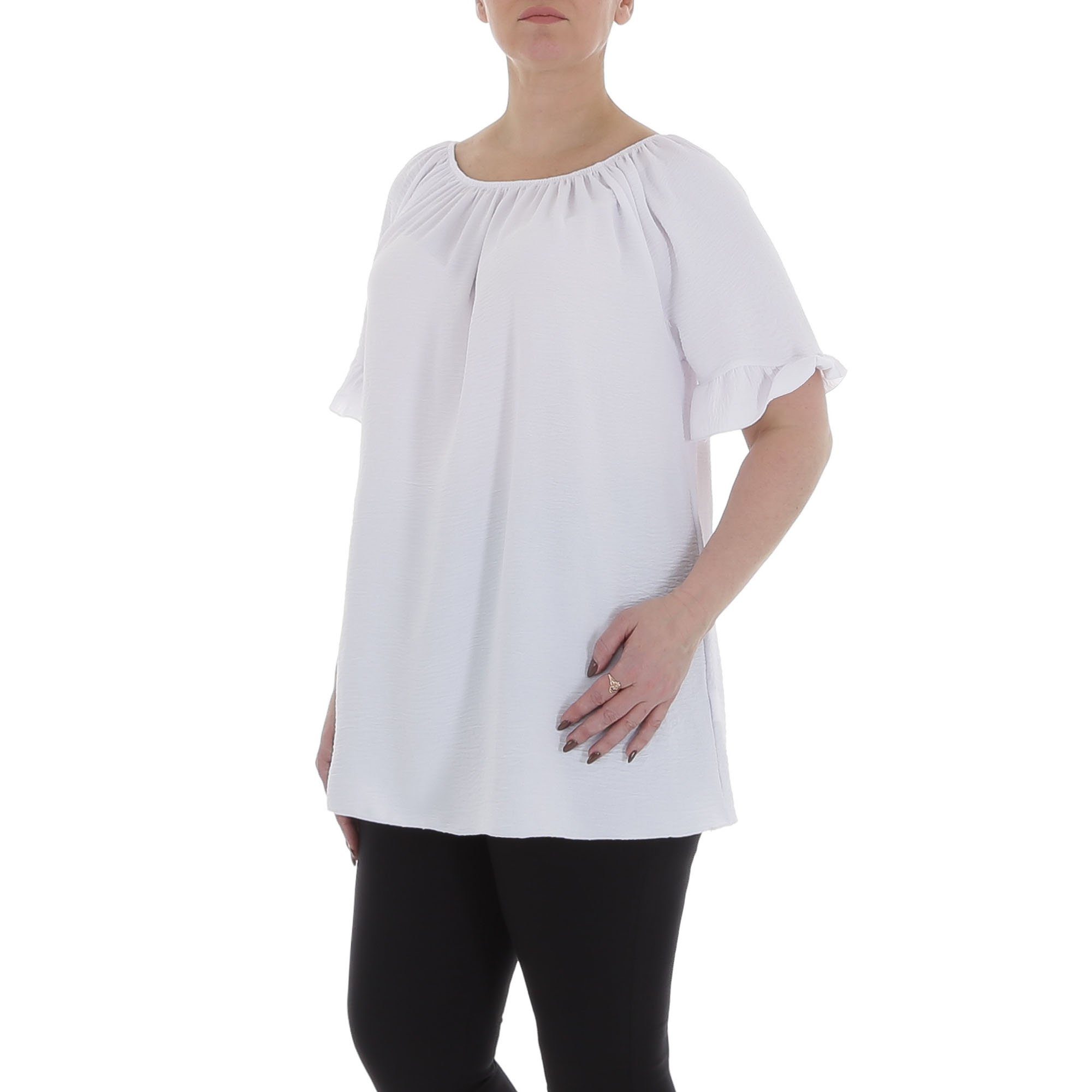 Ital-Design Kurzarmbluse Damen Elegant (85915851) Bluse günstig online kaufen