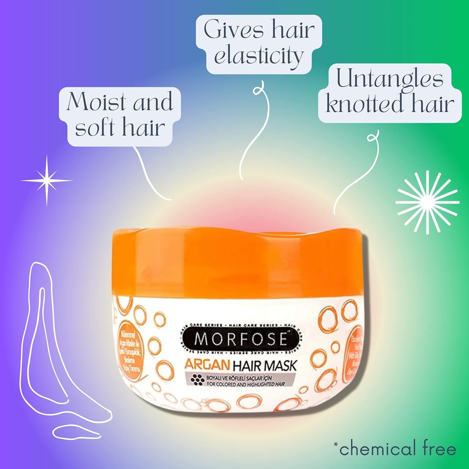 Morfose Haarmaske Hair Mask Haarkur 500ml Argan